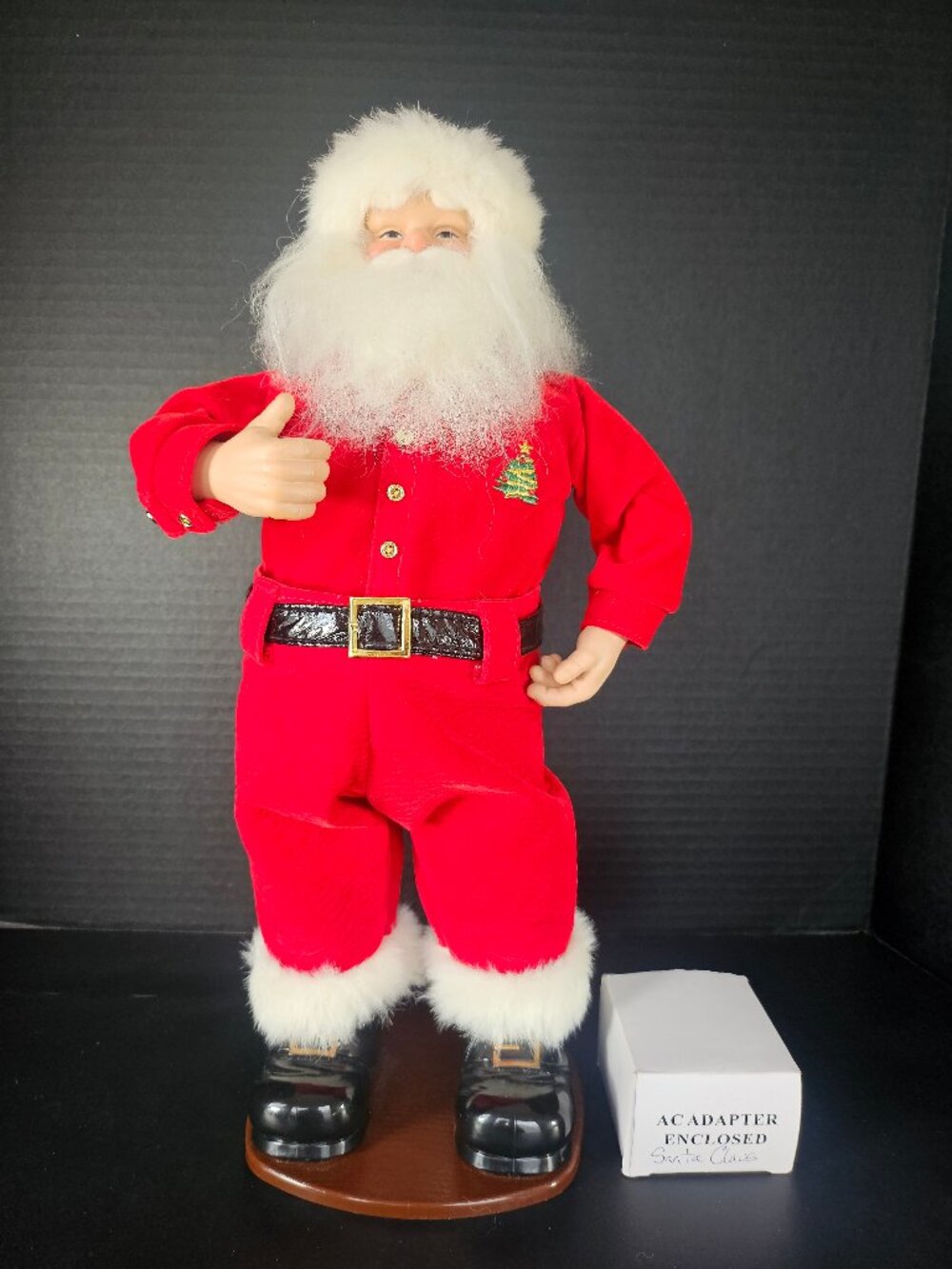 Vintage 1998 Jingle Bell Rock Santa Animated Musical Dancing Christmas Decor EUC